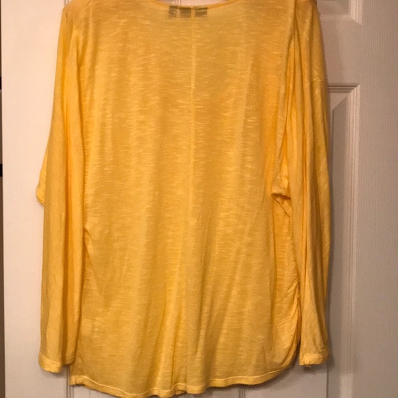 Apt 9 Yellow Dolman Top - Picture 2 of 3